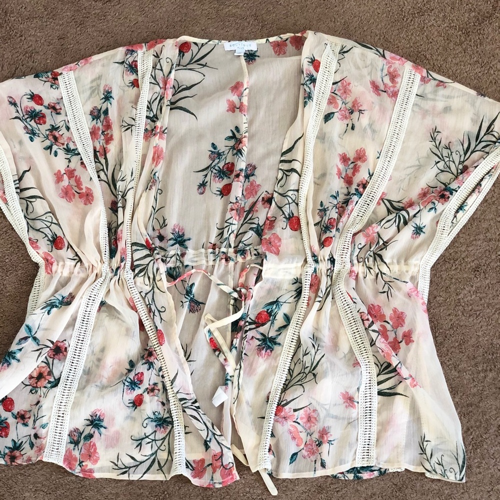 Kimono with tie